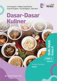 Image of Dasar-dasar Kuliner SMK/MAK Kelas X Volume 2
